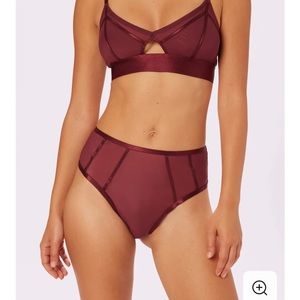 Parade Underwear, Sheer Sculpt Pop High Rise Cheeky, size Medium, new with tags